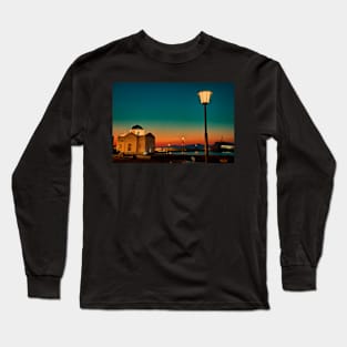 Greece. Mykonos. Night. Church. Long Sleeve T-Shirt